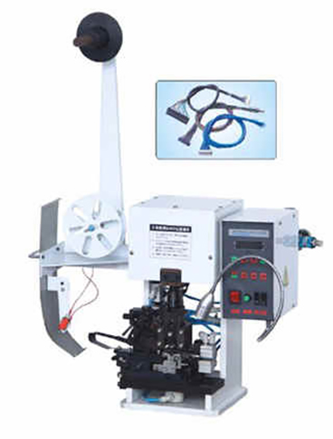 와이어 탈피 및 단자 압착기 작동 방법