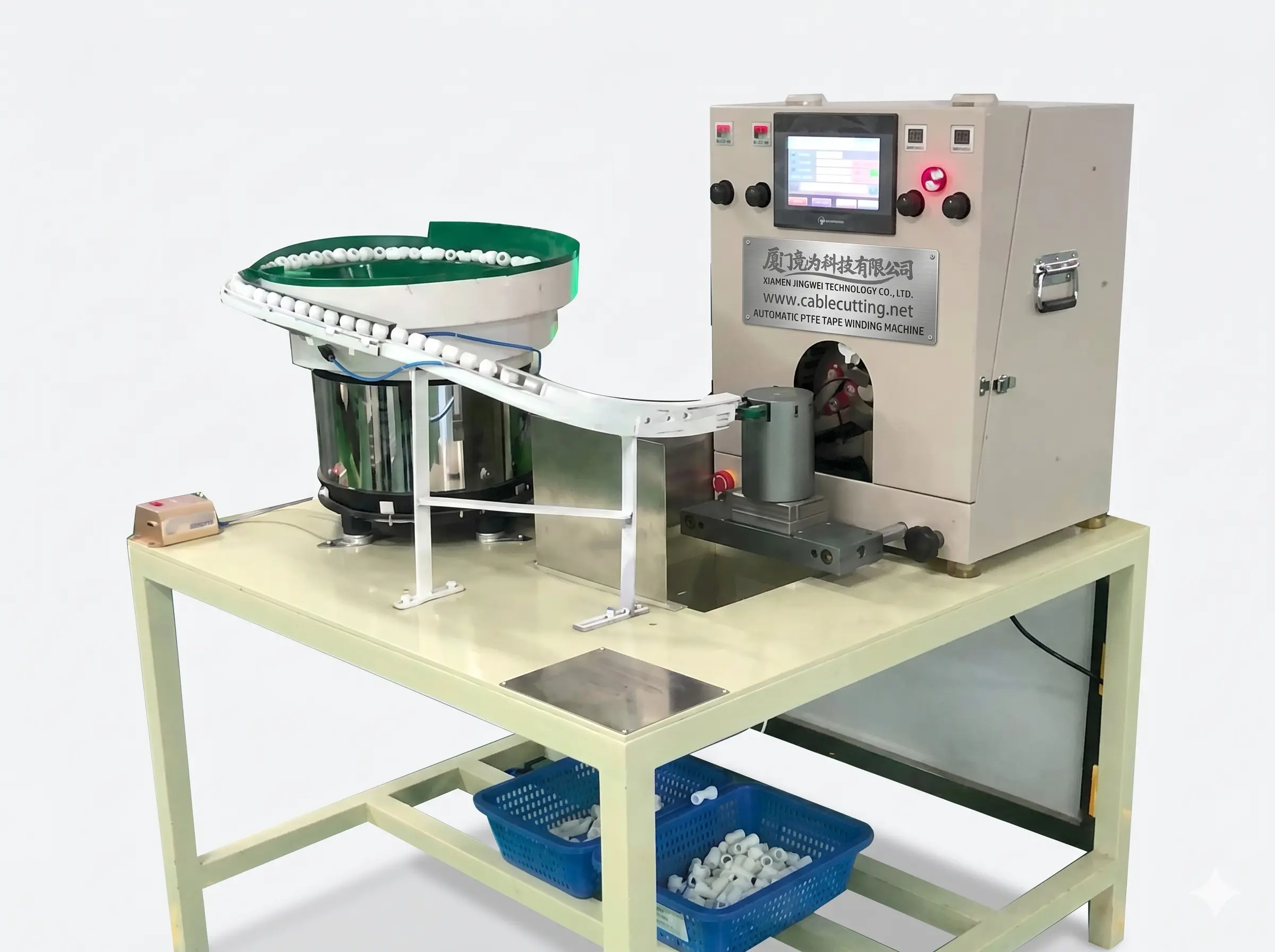자동 PTFE 테이프 와인딩 머신 WPM-1310 | 고속 케이블 권선 장비