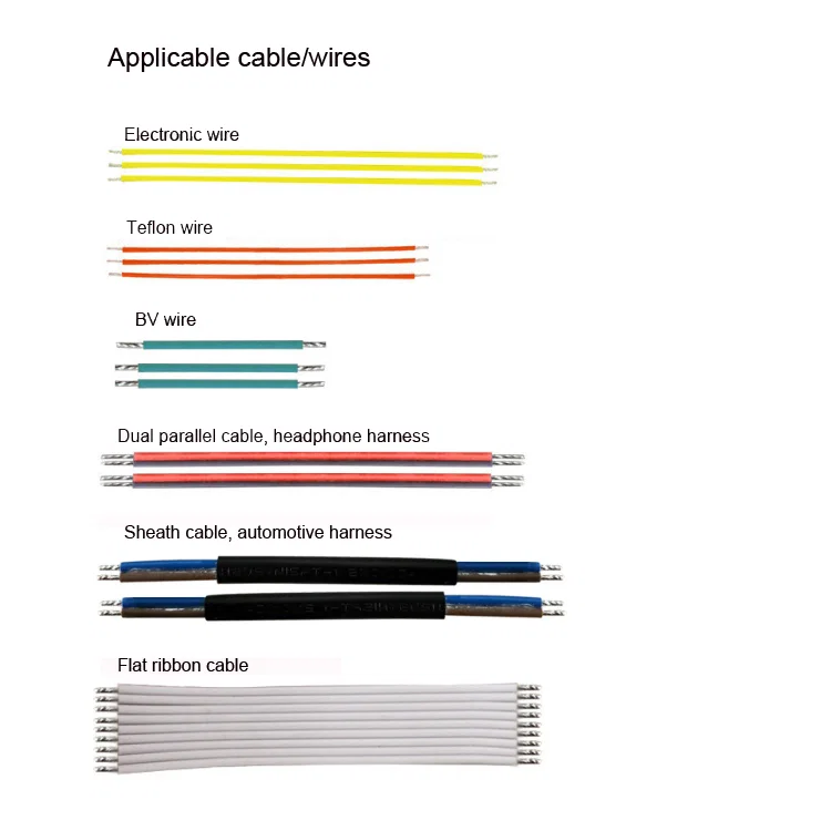 와이어 절단, 스트리핑, 주석 도금 기계, 5 와이어 절단, 스트리핑, 주석 도금 기계, 자동차, 양쪽 끝 와이어 주석 도금 기계의 샘플 디스플레이