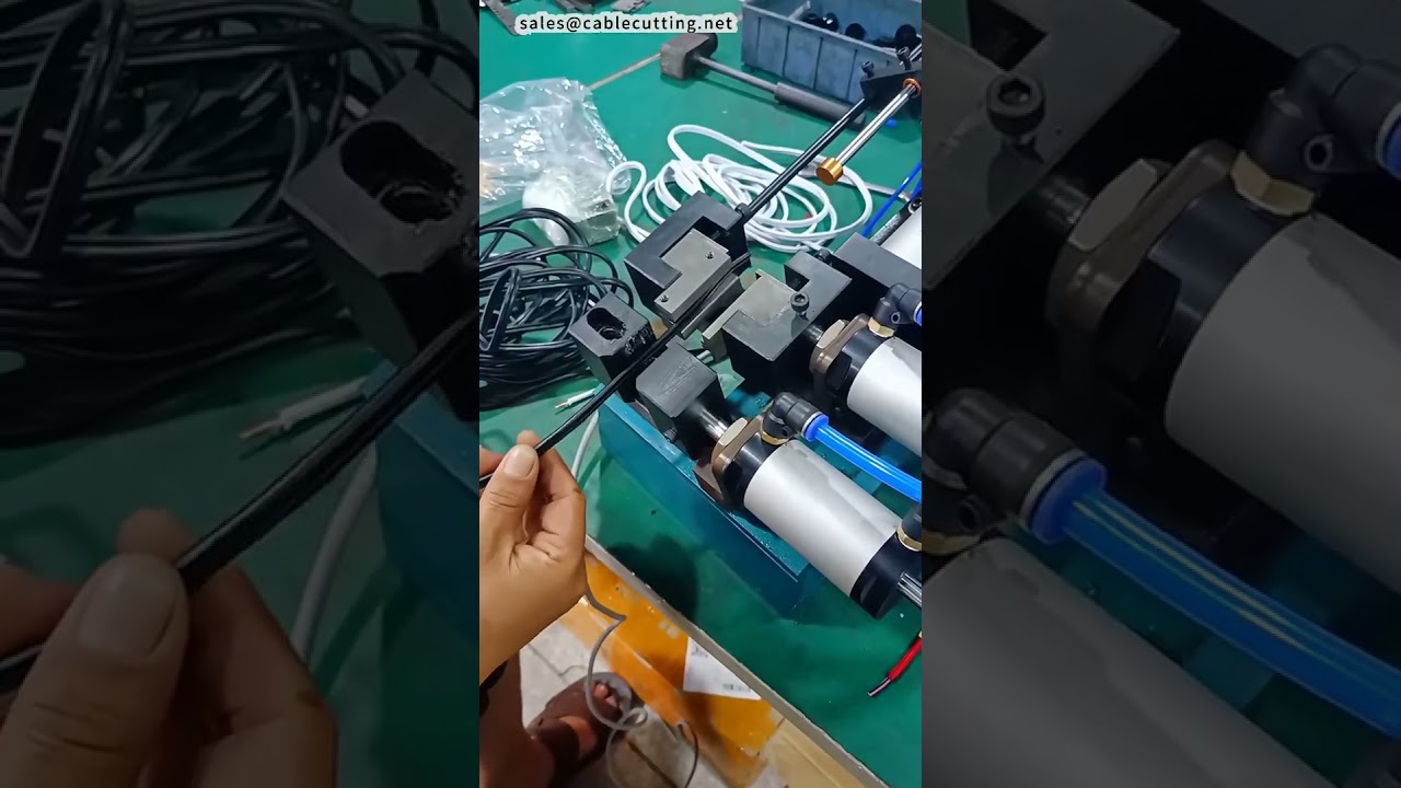 평행선 분할 및 피복 벗김 기계 | 분할 스트립 길이 조절 가능