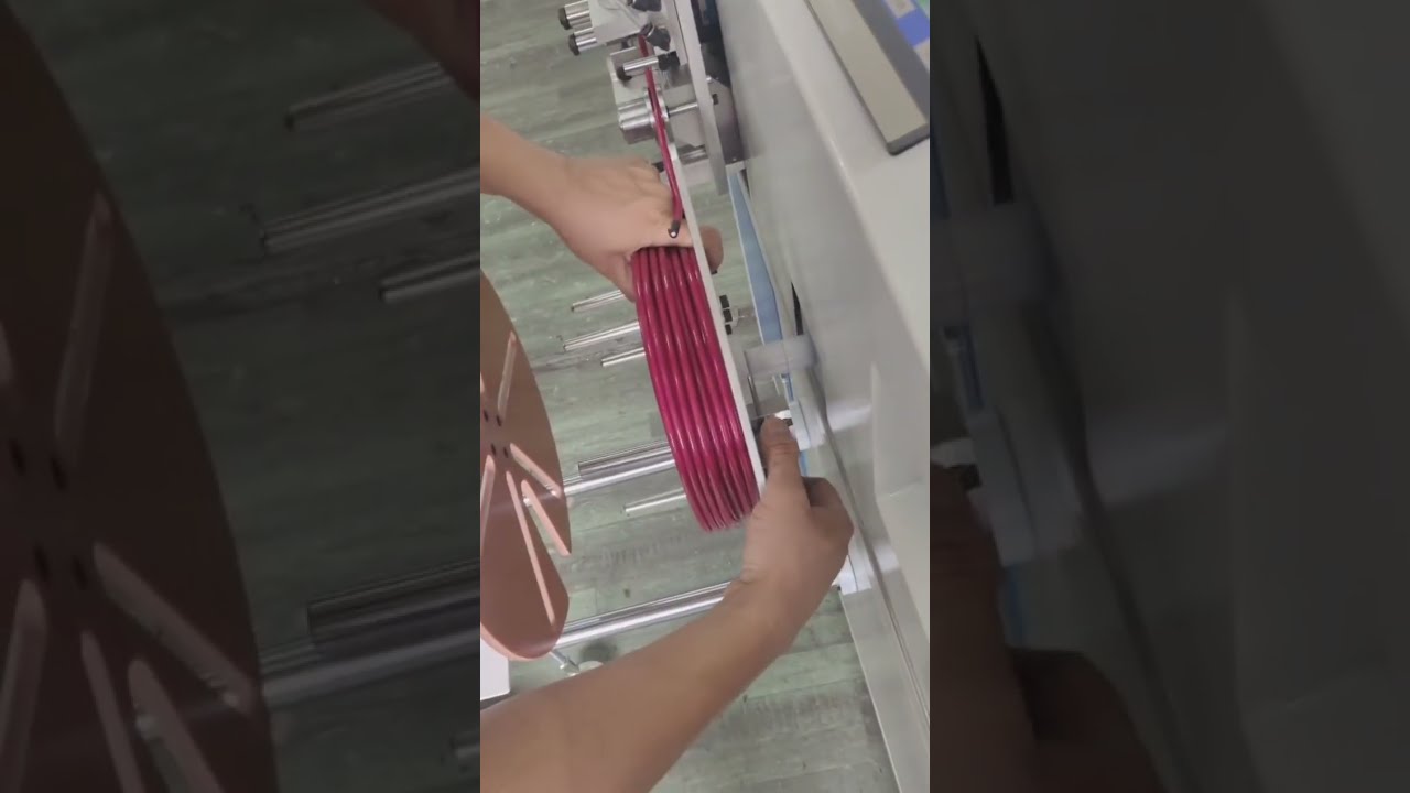 Wire Meter Counting Traversing Winding and Tying Machine #factory #machine