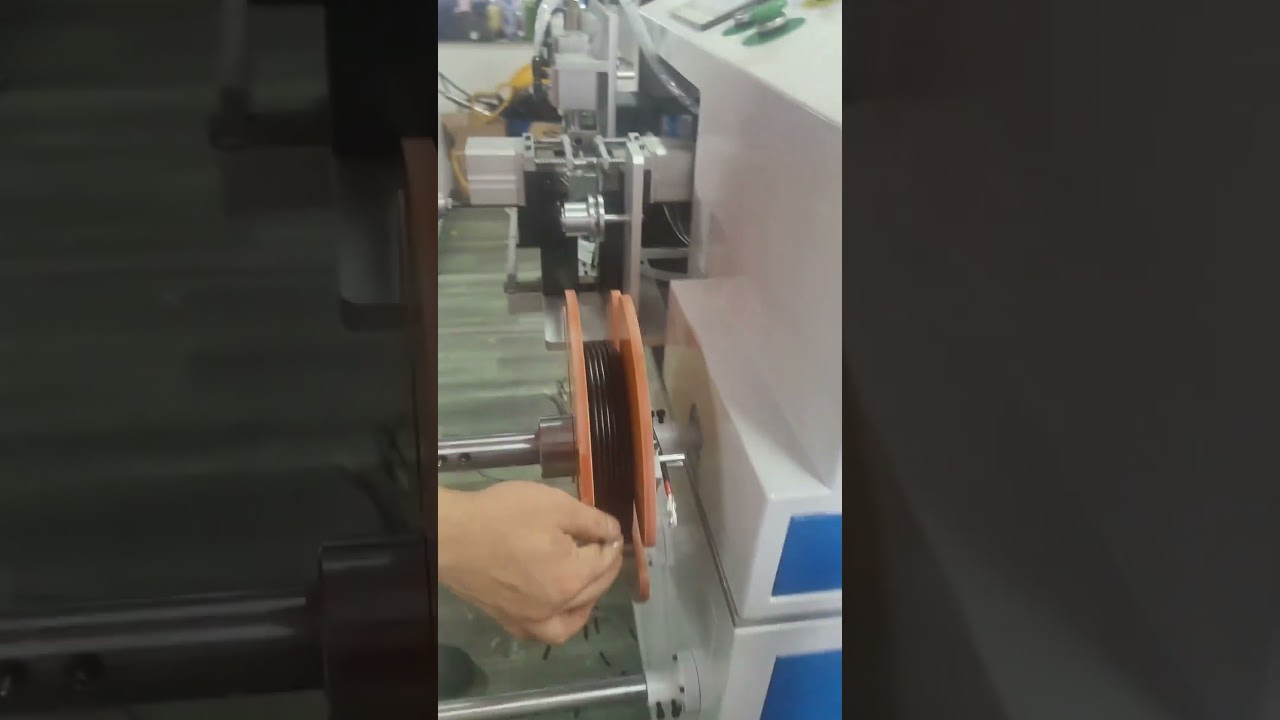 자동 계수, 이송, 절단, 피복 제거, 권선 및 코일링 올인원 머신
