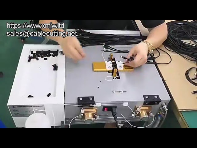 자동 USB 케이블 디스펜싱 푸셔 | 데이터 케이블 생산 라인용 USB 더블 헤드