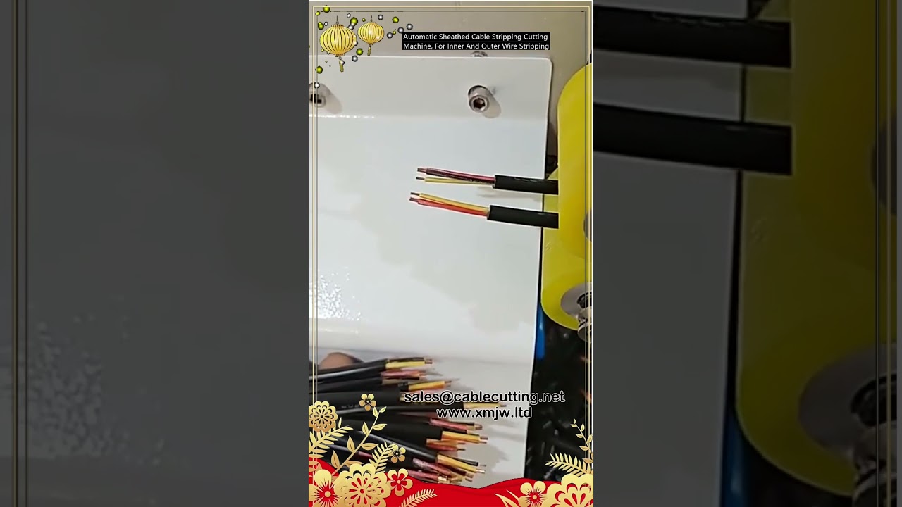 Automatic Sheathed Cable Stripping Cutting Machine, For Inner And Outer Wire Stripping