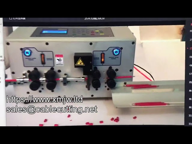WPM 104 이중 케이블 25mm2 단일 45mm2 스크랩 구리선 절단 탈피 비틀기 기계