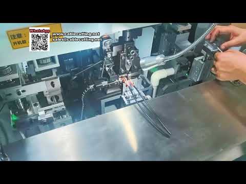 자동 피복 와이어 터미널 압착 및 하우징 삽입 시스템