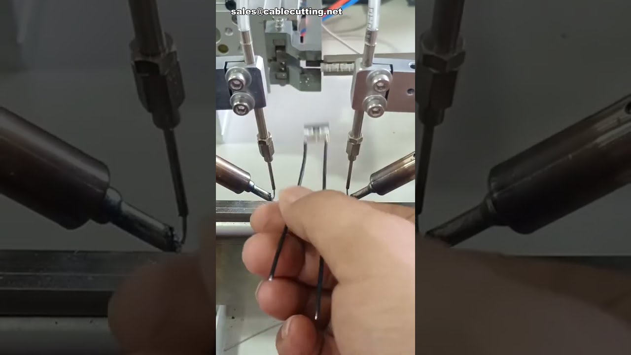 자동차 안전벨트 부품용 마이크로 스위치 솔더링 머신 #공장 #자동화장비