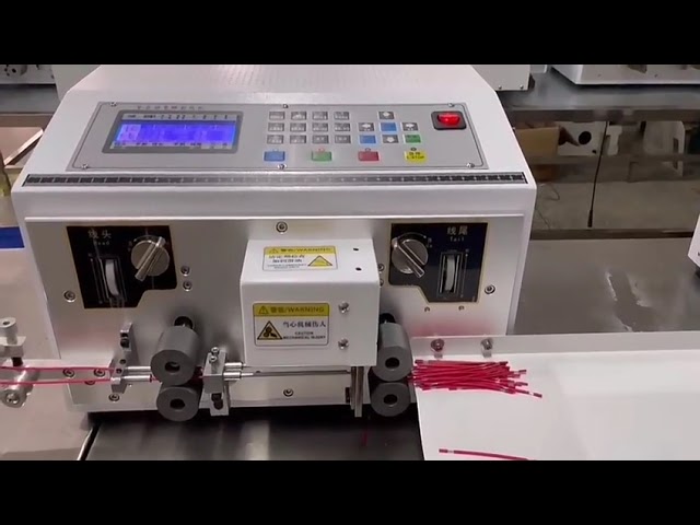 고정밀 자동 전선 피복 벗기기 및 절단기 0~16mm² BVBVR