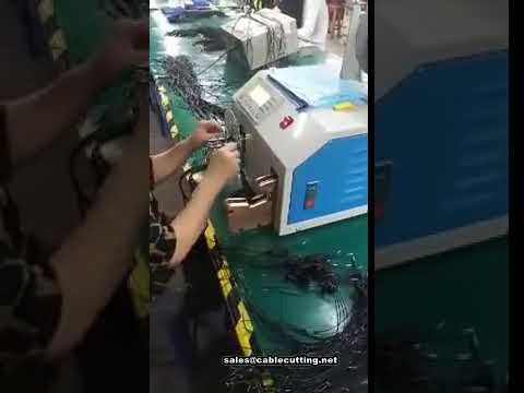 Automatic Earphone Cable Winding and Binding Machine with Twist Tie