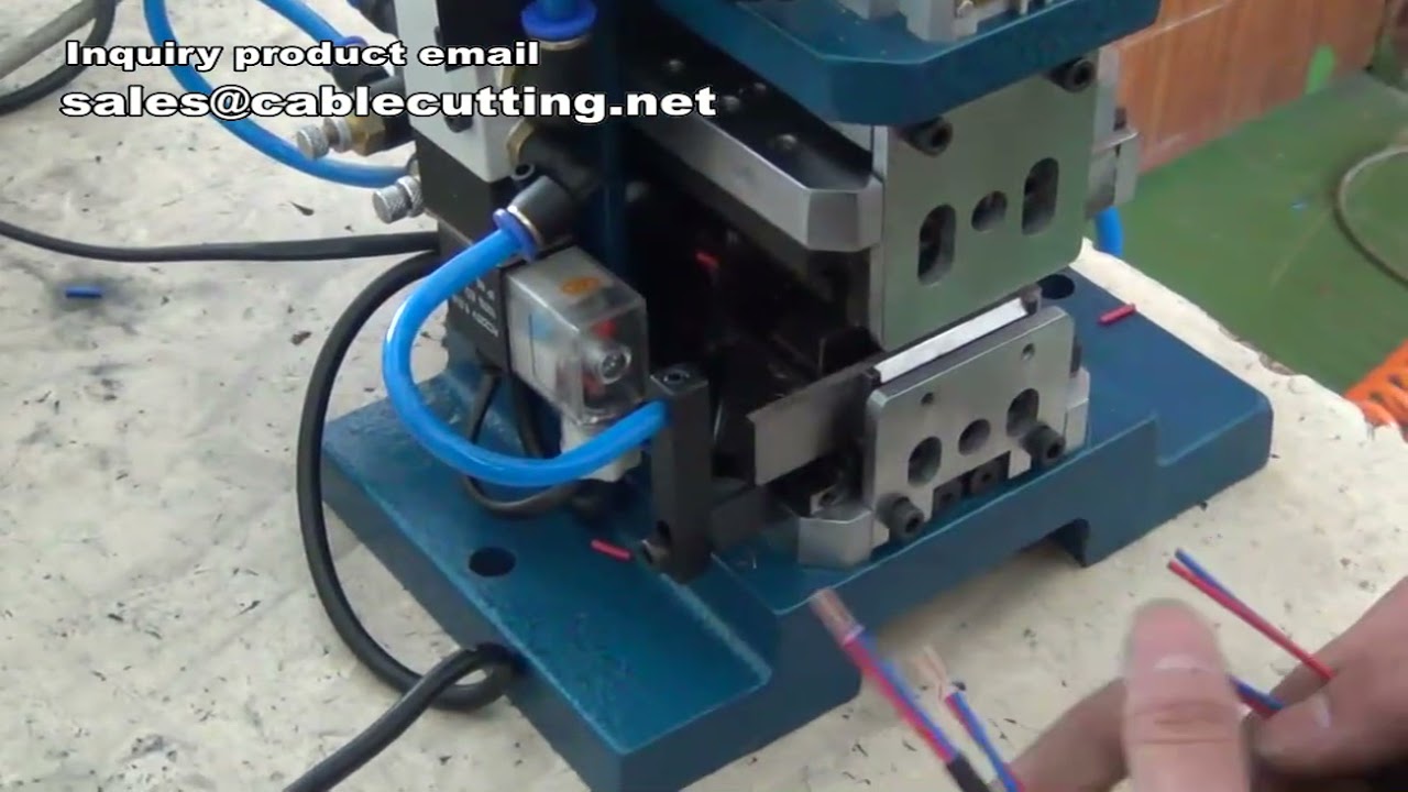 Pneumatic Wire Stripping and Twisting Machine | Parallel Wire Twister