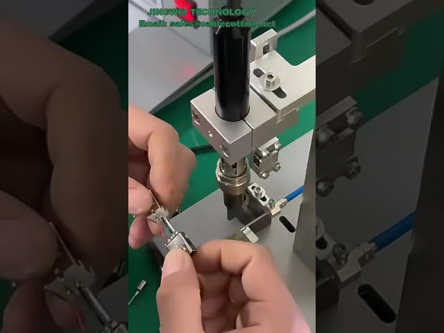 반자동 USB 스위치 커넥터 솔더링 머신 | PCB 와이어 납땜 장비