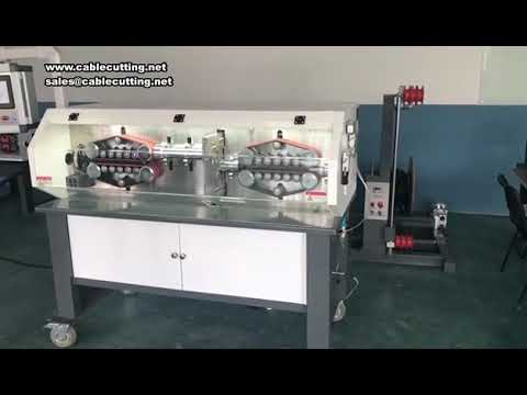 30mm~300mm 사각 32휠 구동 컴퓨터 자동 전선 피복 벗김기, 11.7KW, 500~100PCS/H, PV 케이블용
