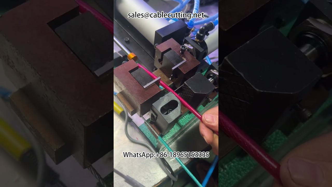 Covered wire rope stripping machine #Pneumatic stripping machine #Wire rope #Wire processing #Wire h