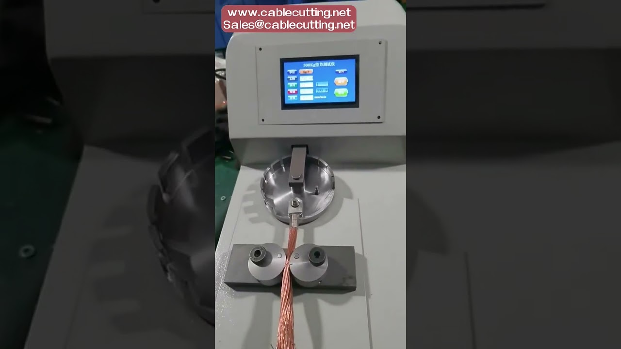 LCD 디스플레이 전기 하네스 단자 인장 시험기 | 메모리 저장 알루미늄 합금 핸들