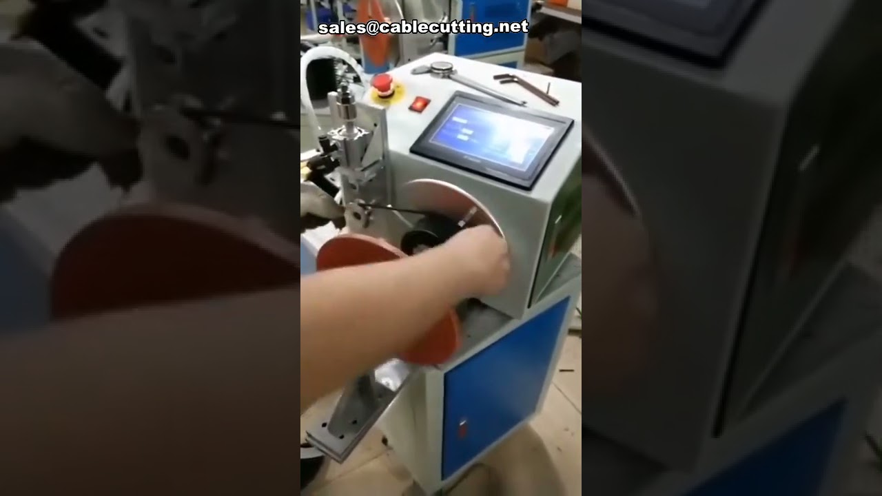 소형 케이블 권선 및 마감기능 탑재 케이블 정리기