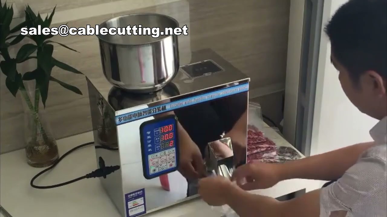 전기식 수평형 휴대용 표백분 충전기 | 분말 충전 기계