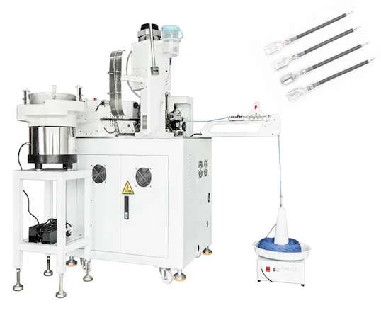 자동 케이블 슬리브 삽입 연선 주석 도금기 - 자동 와이어 압착기